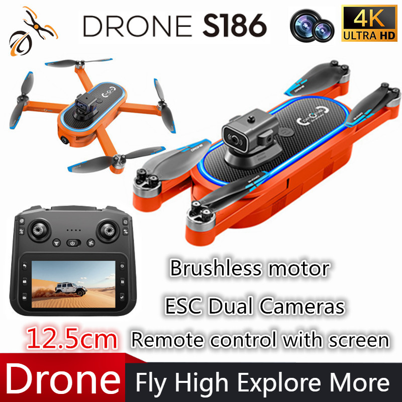 2025 S186 Drone Professional 4 - đánh giá và giá Drone Controller Screen