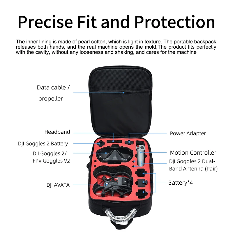 Portable Case Backpack Nylon W - đánh giá và giá Drone Backpack