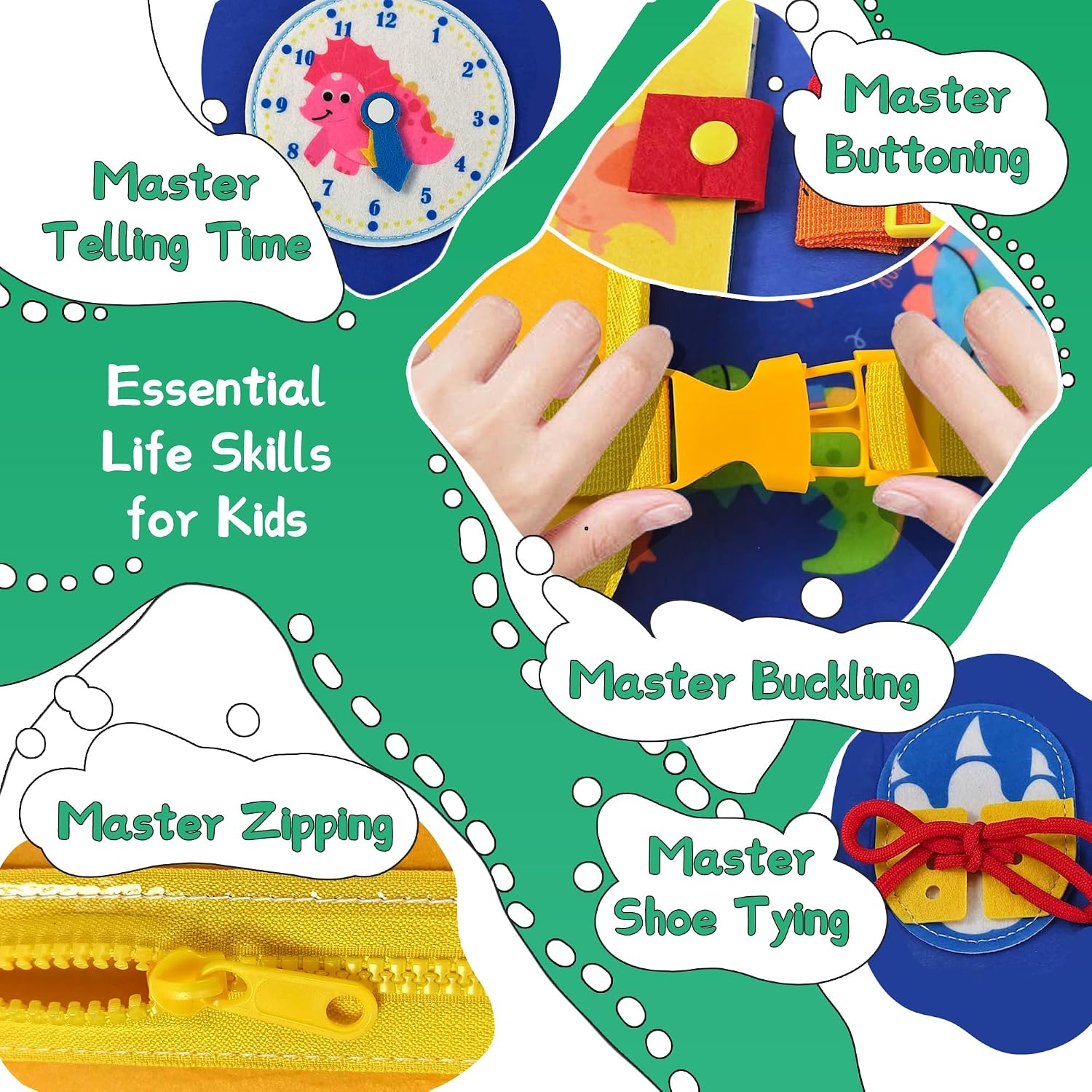 Dinosaur Toddler Busy Board Ba - đánh giá và giá Drone Backpack