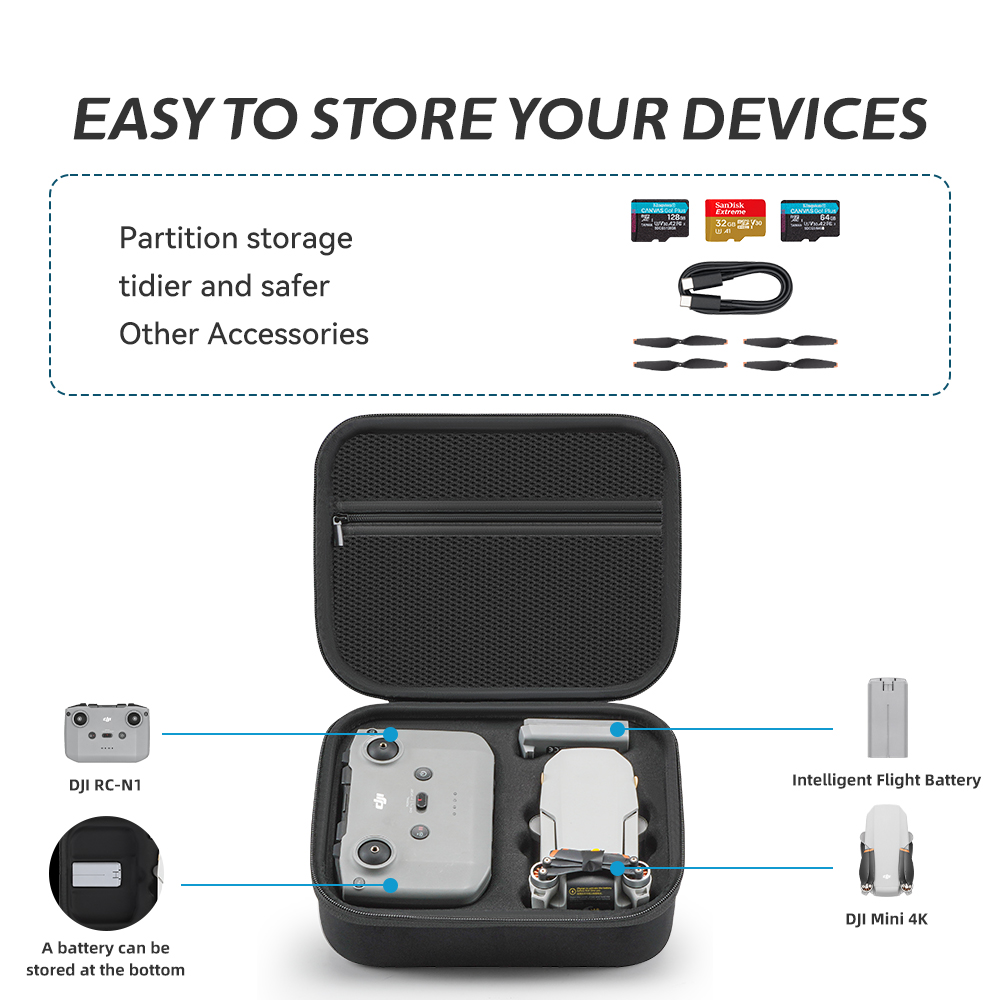 Portable Storage Bag Protectiv - đánh giá và giá Drone Hard Shell Case