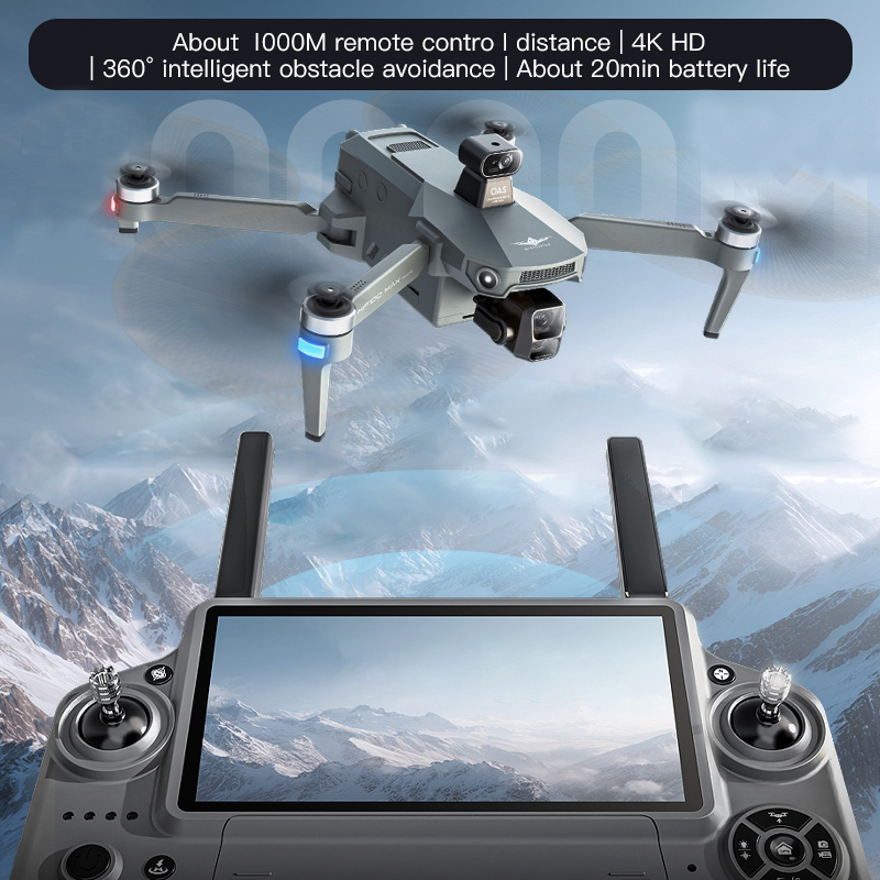 KF100 MAX GPS Drone 4K Camera  - đánh giá và giá Drone Controller Screen