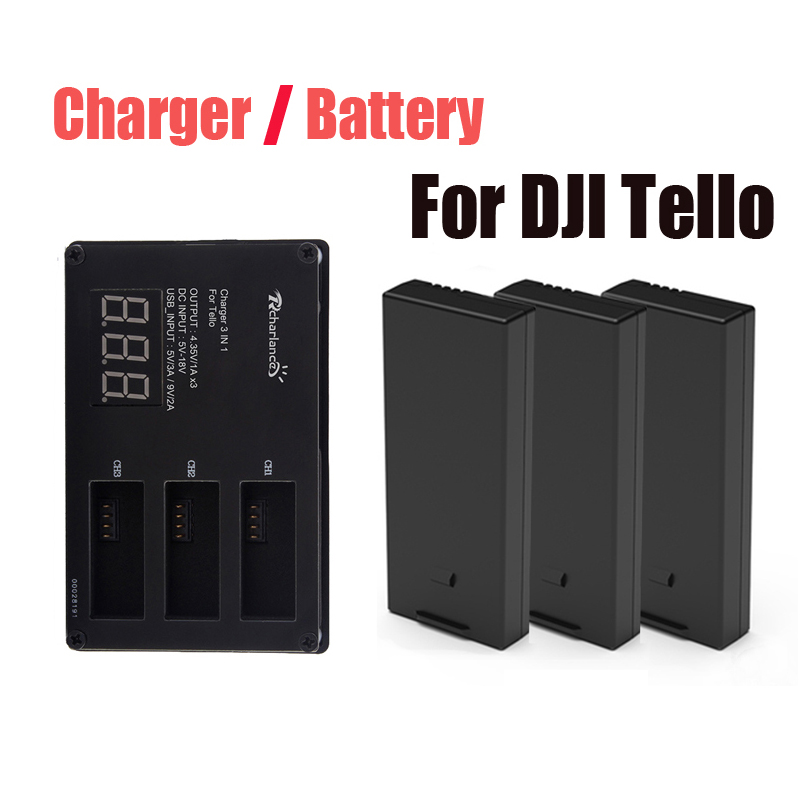 Ban Đầu DJI Tello Pin + Máy Ba - đánh giá và giá Drone Power Bank