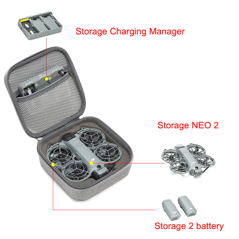 Carrying Shockproof Case for D - đánh giá và giá Drone Hard Shell Case