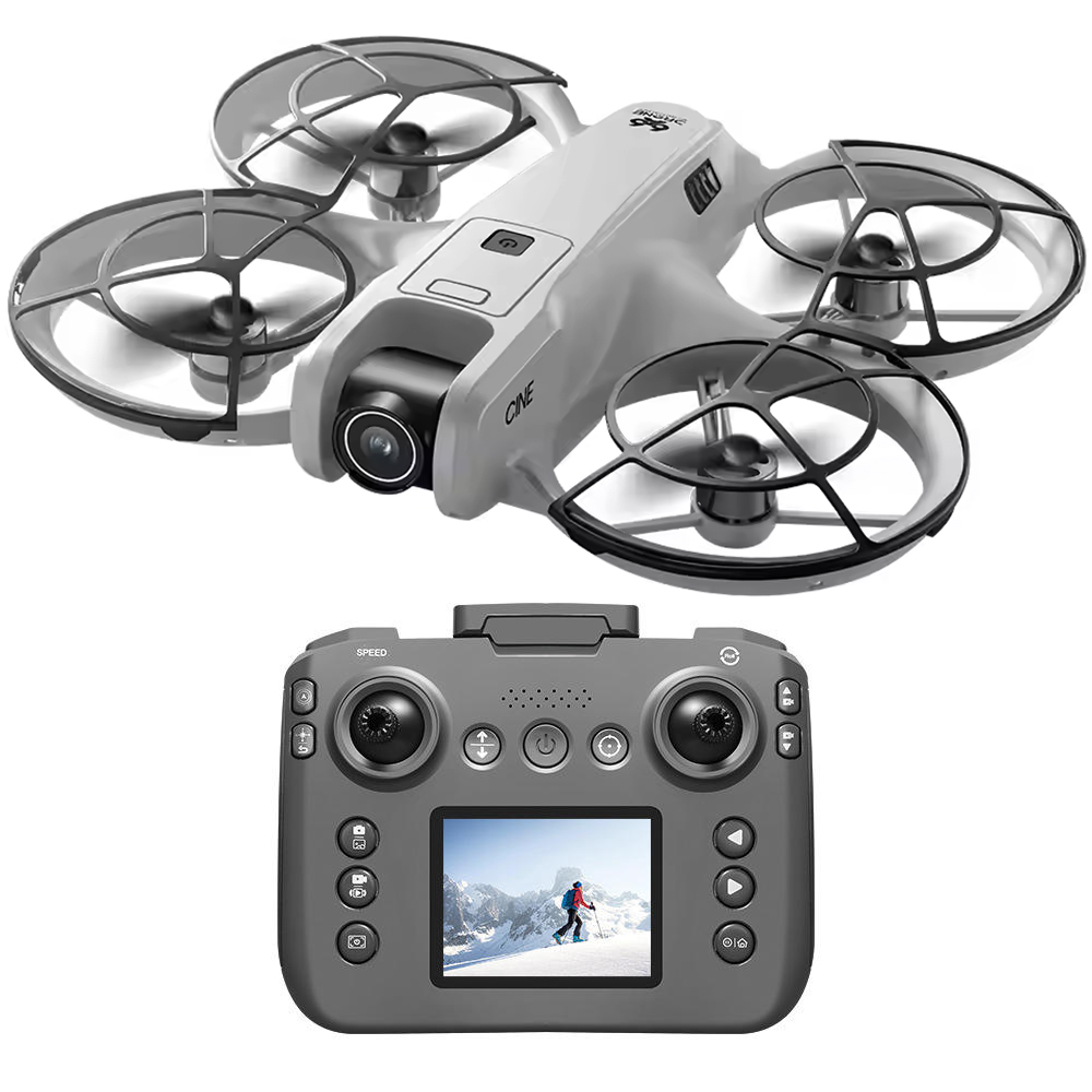V666 Foldable Mini Drone 4K Du - đánh giá và giá Drone Controller Screen